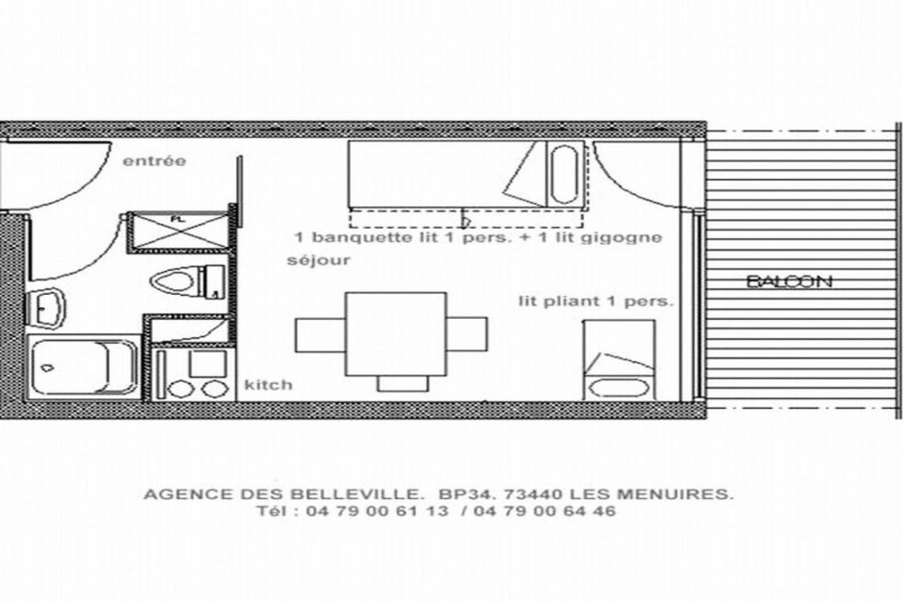 Residence Dorons - Studio Lumineux - Centre Station - Balcon Mae-3414 Saint-Martin-de-Belleville Exterior foto